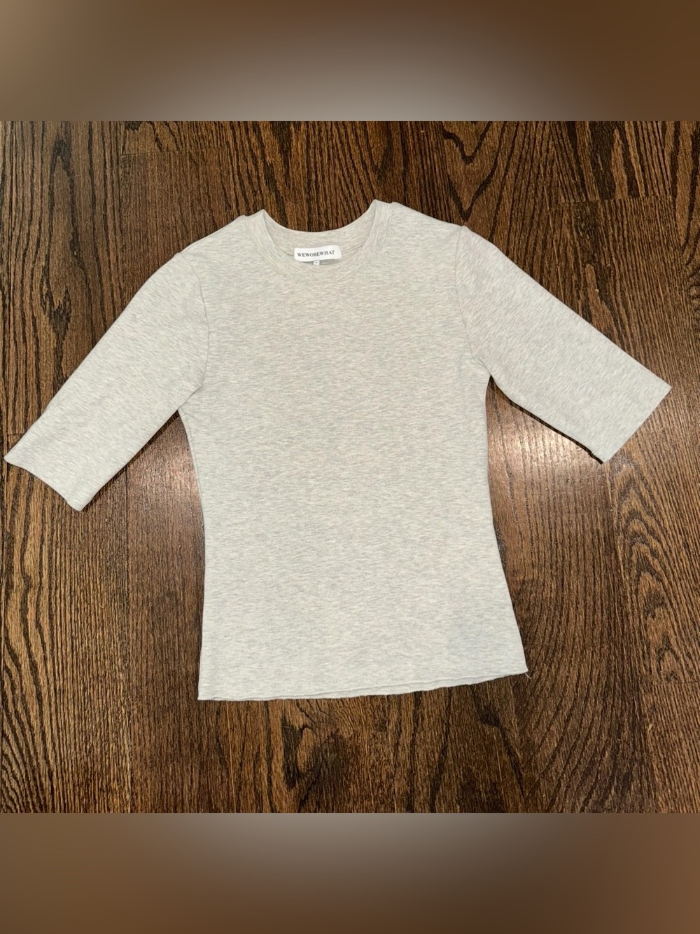 WeWoreWhat Light Gray Kids Long Sleeve Tee